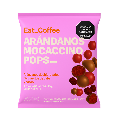 Arándanos Mocaccino Pops x 19 gr